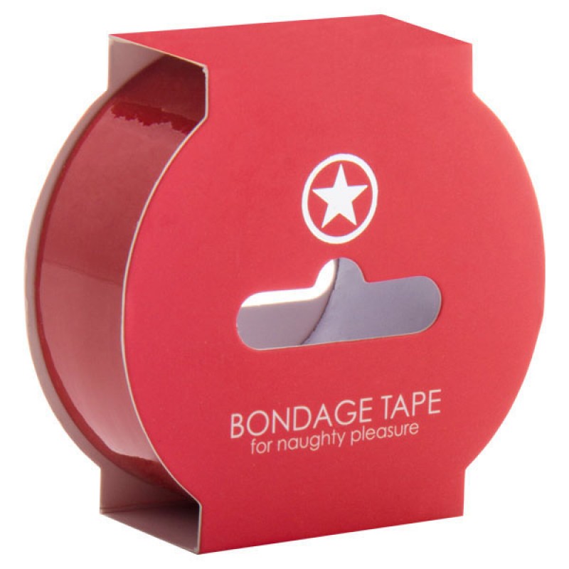 OUCH! Non Sticky Bondage Tape - 17.5m - Red